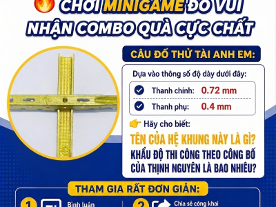 CHƠI MINIGAME ĐỐ VUI – NHẬN COMBO QUÀ CỰC CHẤT