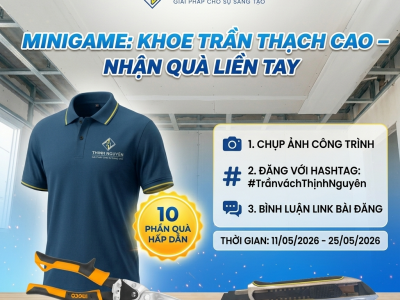 [MINIGAME] KHOE TRẦN THẠCH CAO – NHẬN QUÀ LIỀN TAY